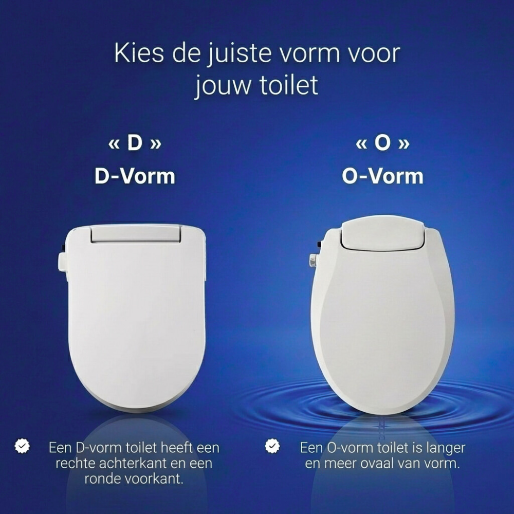 AQUIRO WC Bril met Bidet