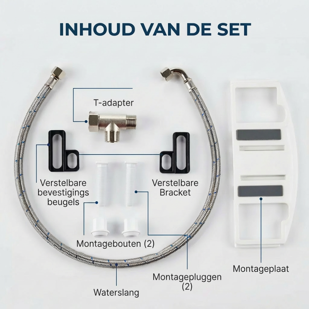AQUIRO WC Bril met Bidet