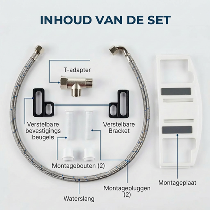 AQUIRO WC Bril met Bidet
