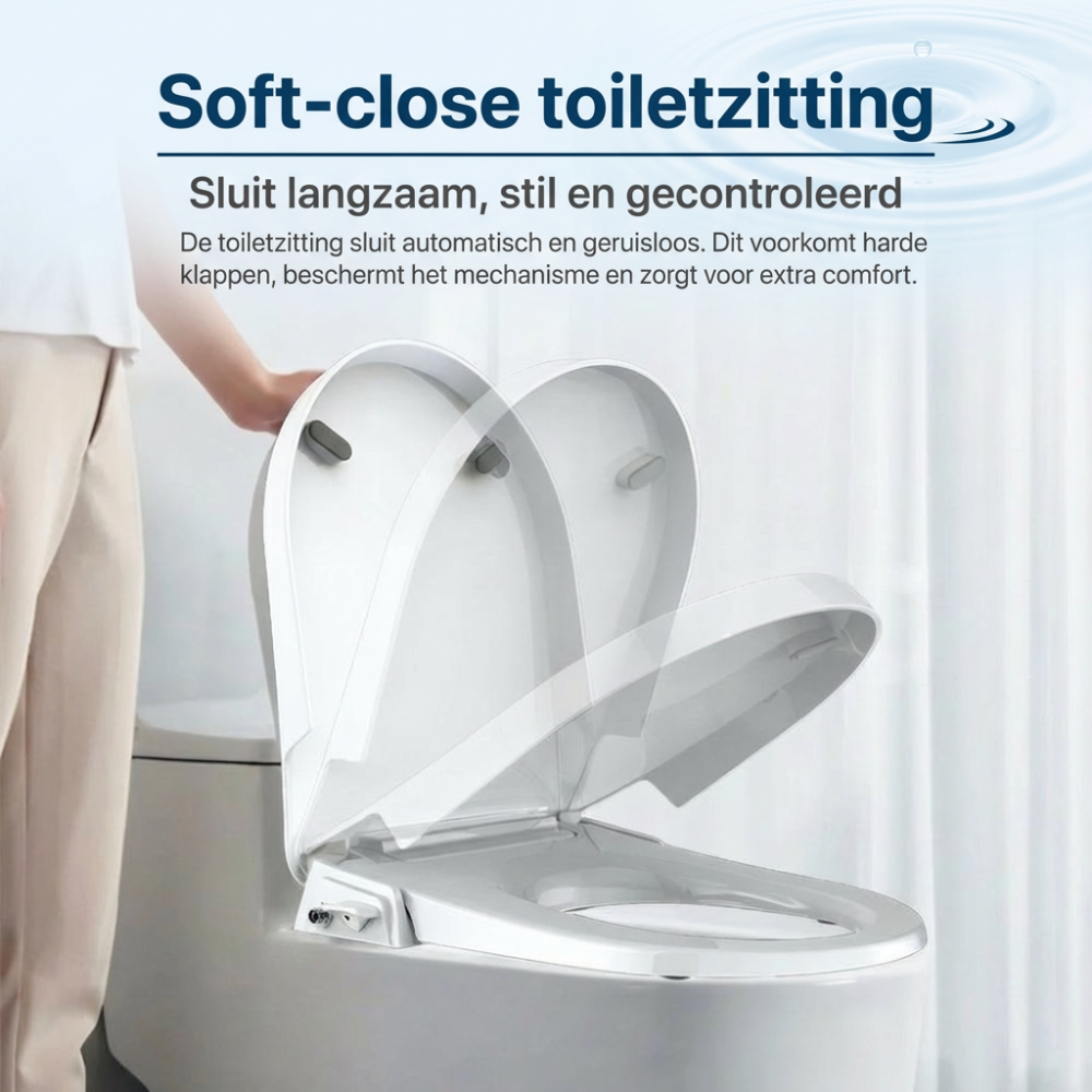 AQUIRO WC Bril met Bidet